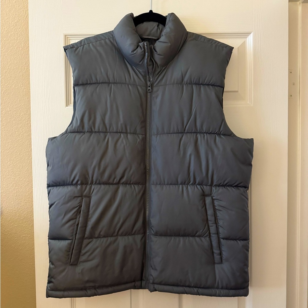 Men’s Puffer Vest by Old Navy - Gray - Sz. Large